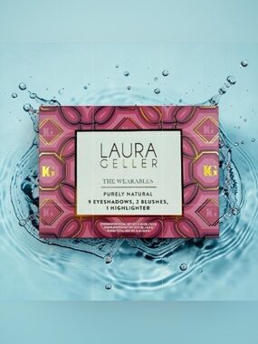 Laura Geller Pink & Gold The Wearables Purely Natural Eyeshadow & Blush Palette
